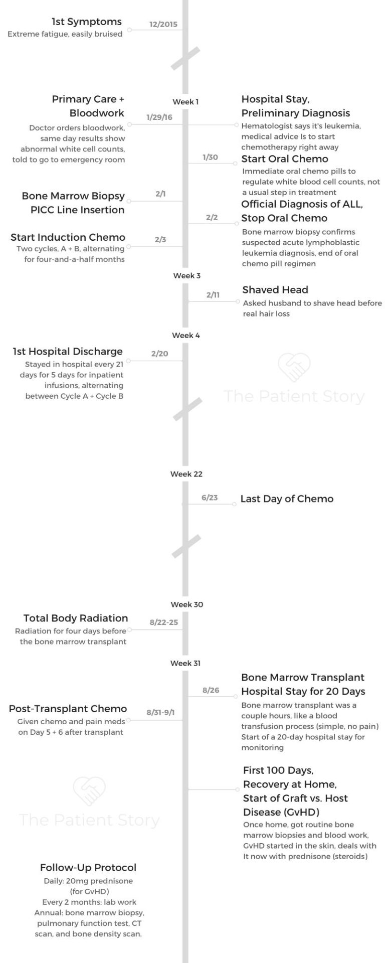 Lauren J timeline