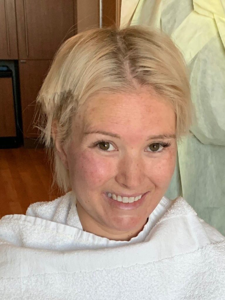 Nicole smiling