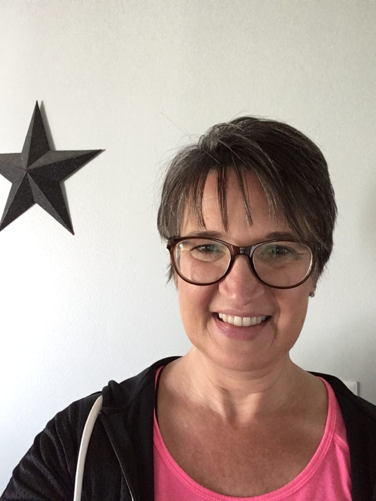 Marti with short hair