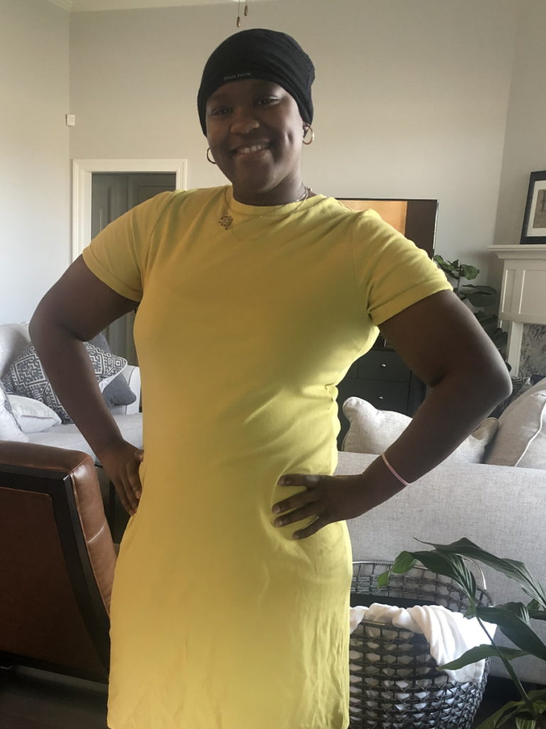 Delishea A. chemo day