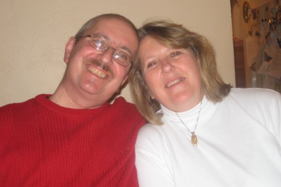 Pete D. 2009 bald with Terri