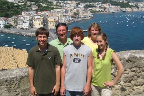 Pete D. 2009 family summer vacation in Italy