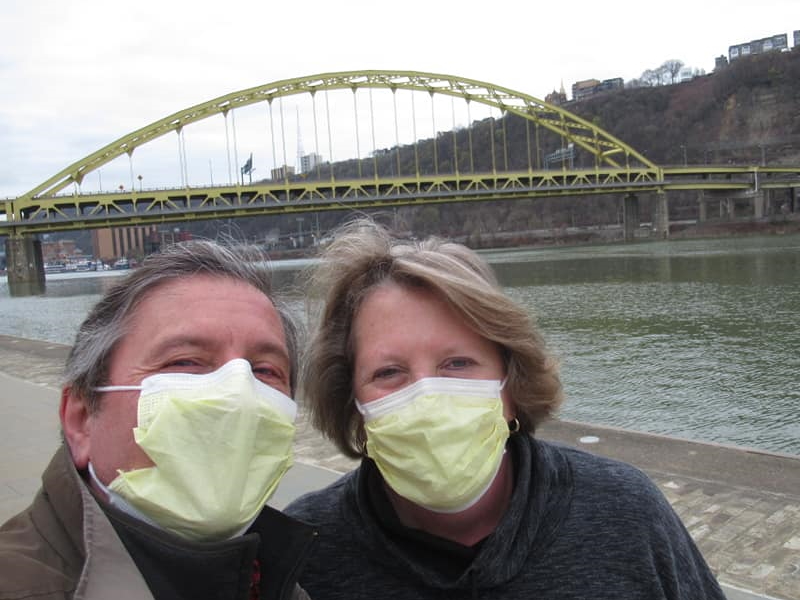 Pete D. 2020 PGH walk with Terri