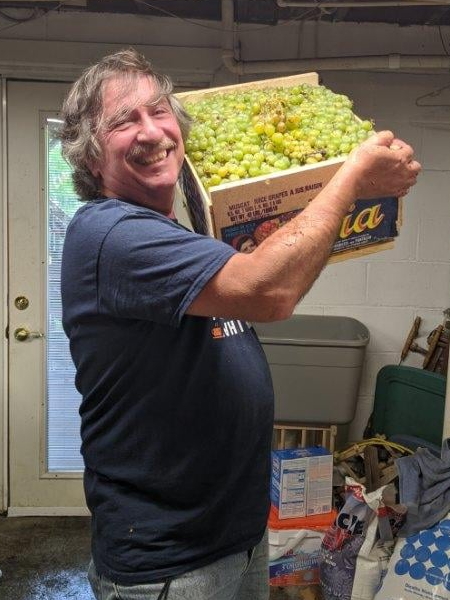 Pete D. 2020 winemaking
