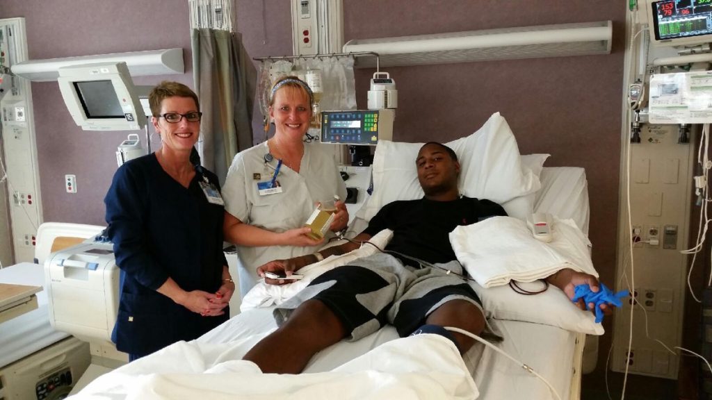 plasma transfusion before heart surgery at the Mayo Clinic in 2014