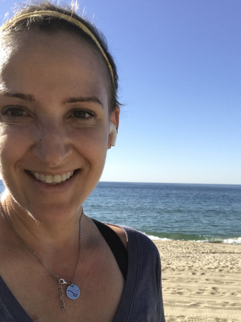 Samantha S. at the beach