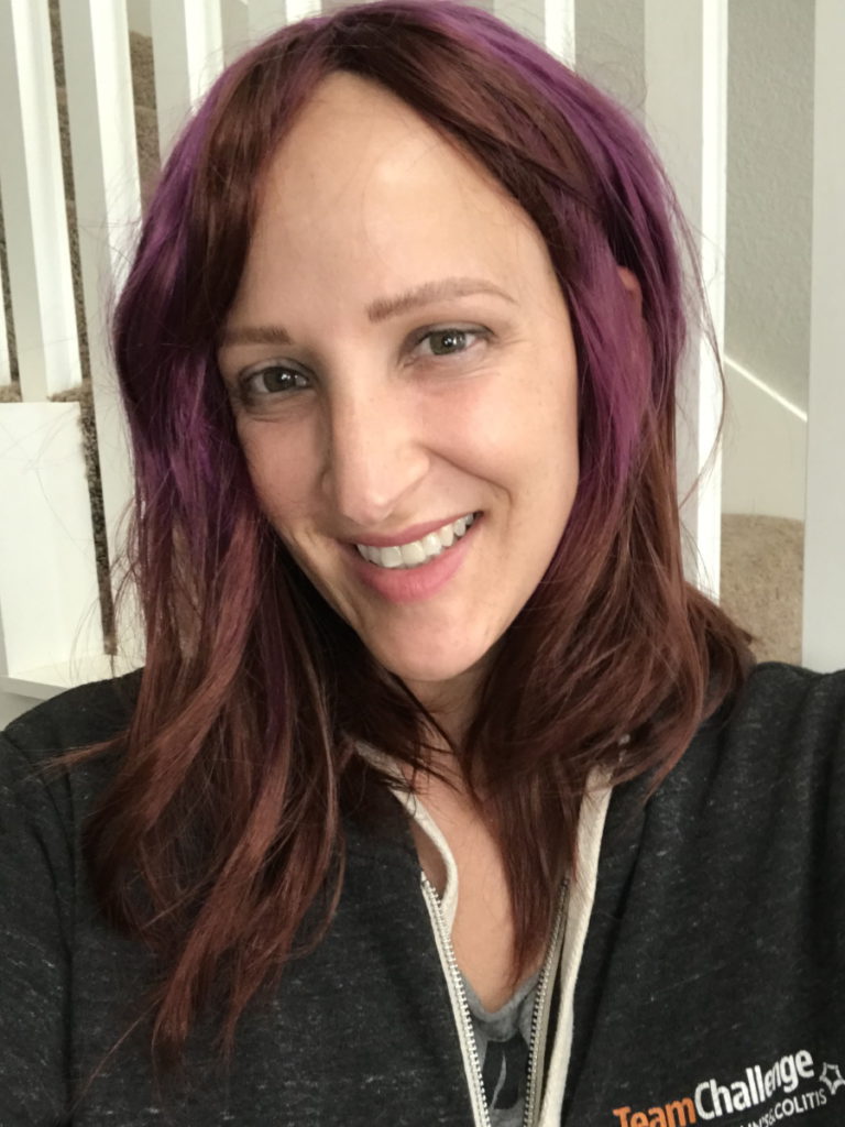 Samantha S. purple hair