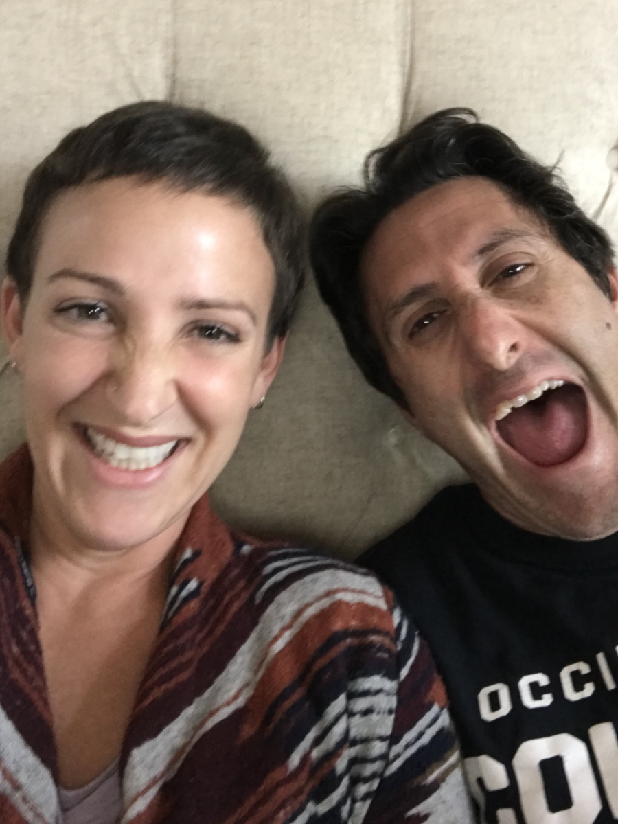Samantha S. smiles husband