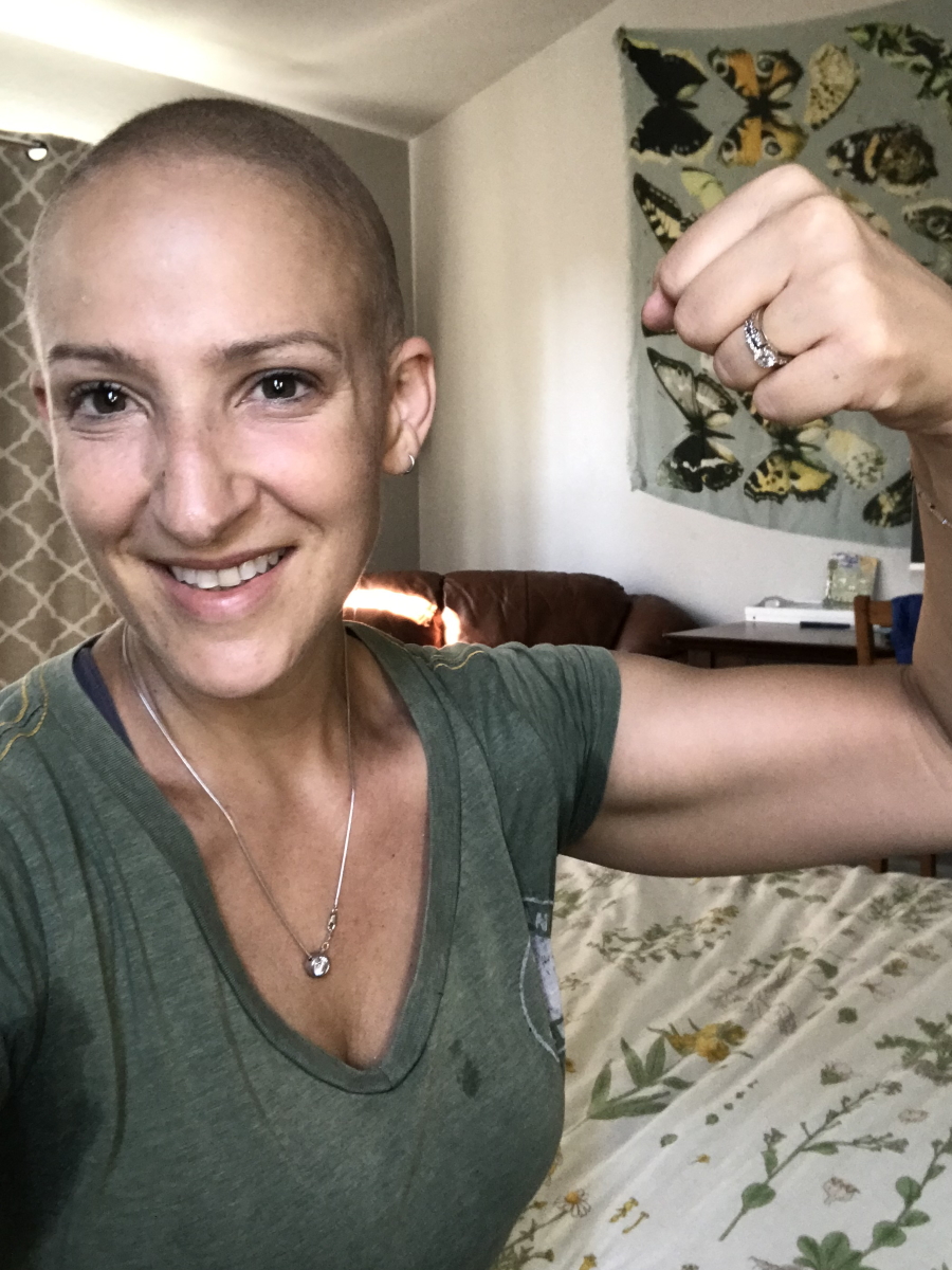 Samantha S. sweating every day
