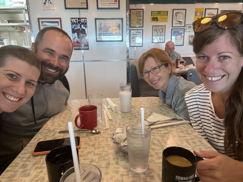 Anna T. and husband Joe with family