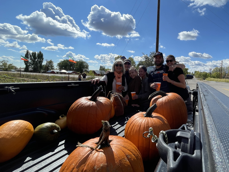 Anna T. group pumpkin truck