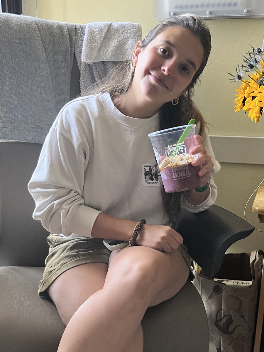 Paige C. in hospital
