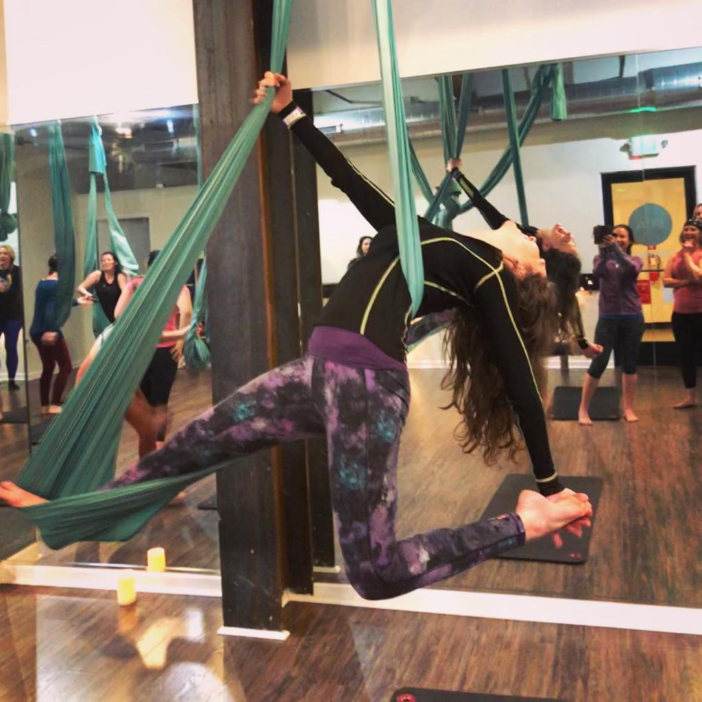 Bethany W. aerial yoga