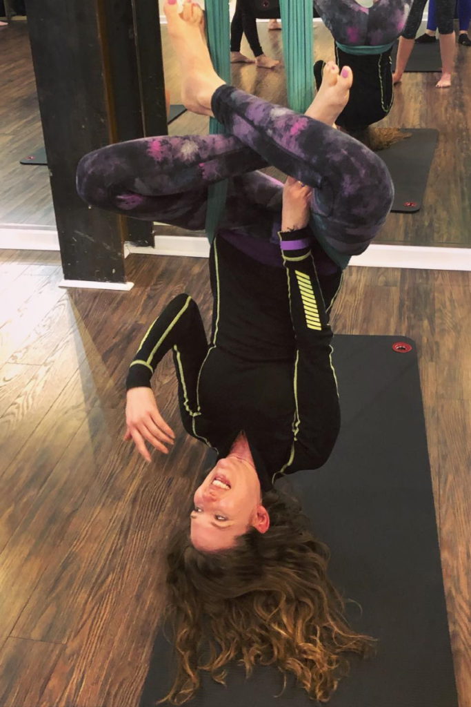Bethany W. aerial yoga
