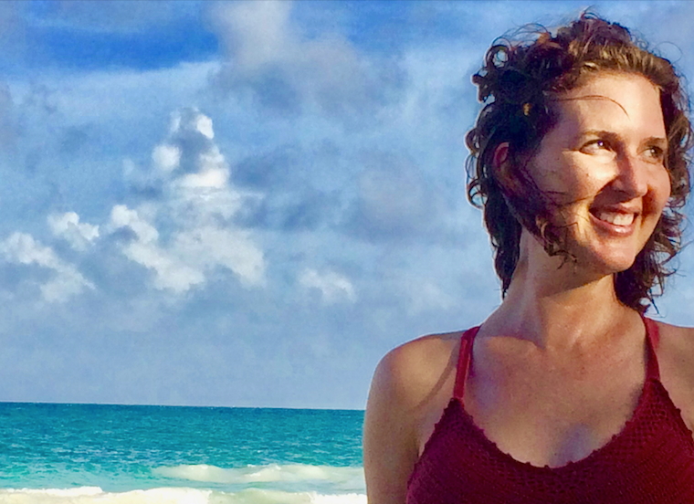 Bethany W. at the beach