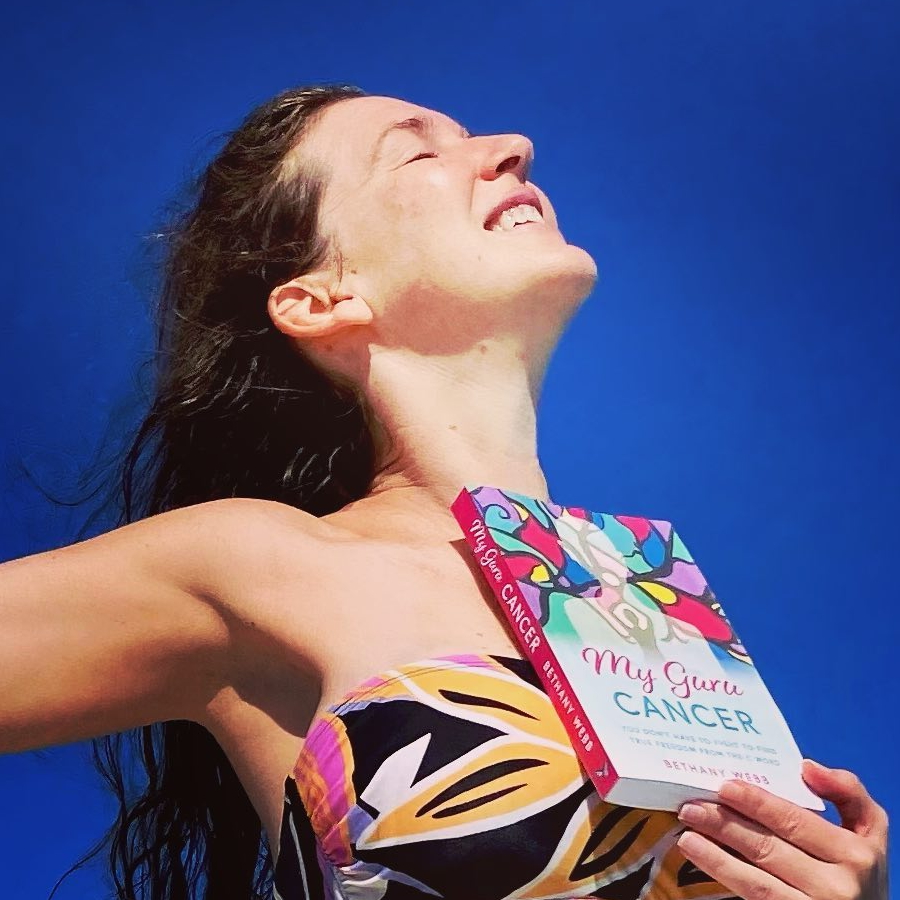 Bethany W. holding book