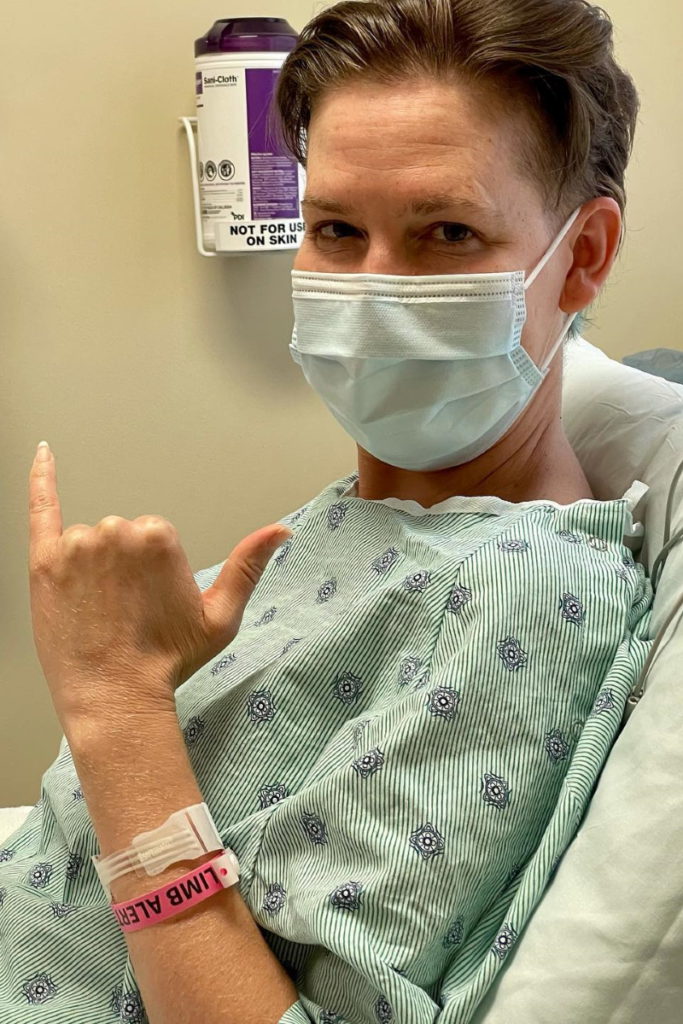 Bethany W. hospital bed