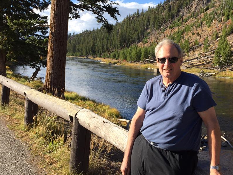 Jack Aiello out in nature