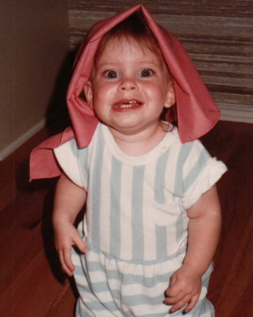 Lainie J. as a baby