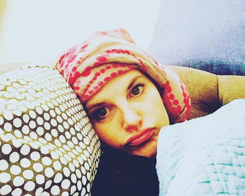 Lainie J. on couch