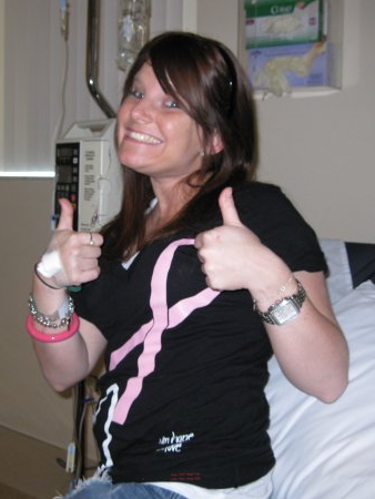 Lainie J. pink ribbon shirt