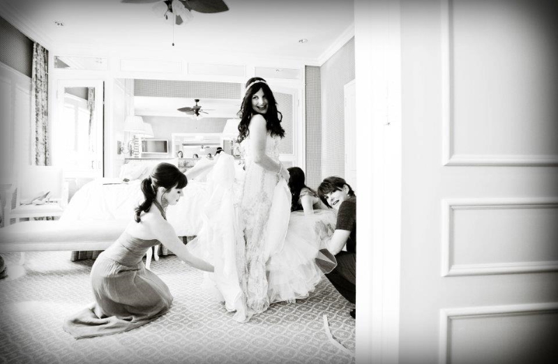 Lainie J. wedding day