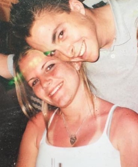 Lainie J. with husband