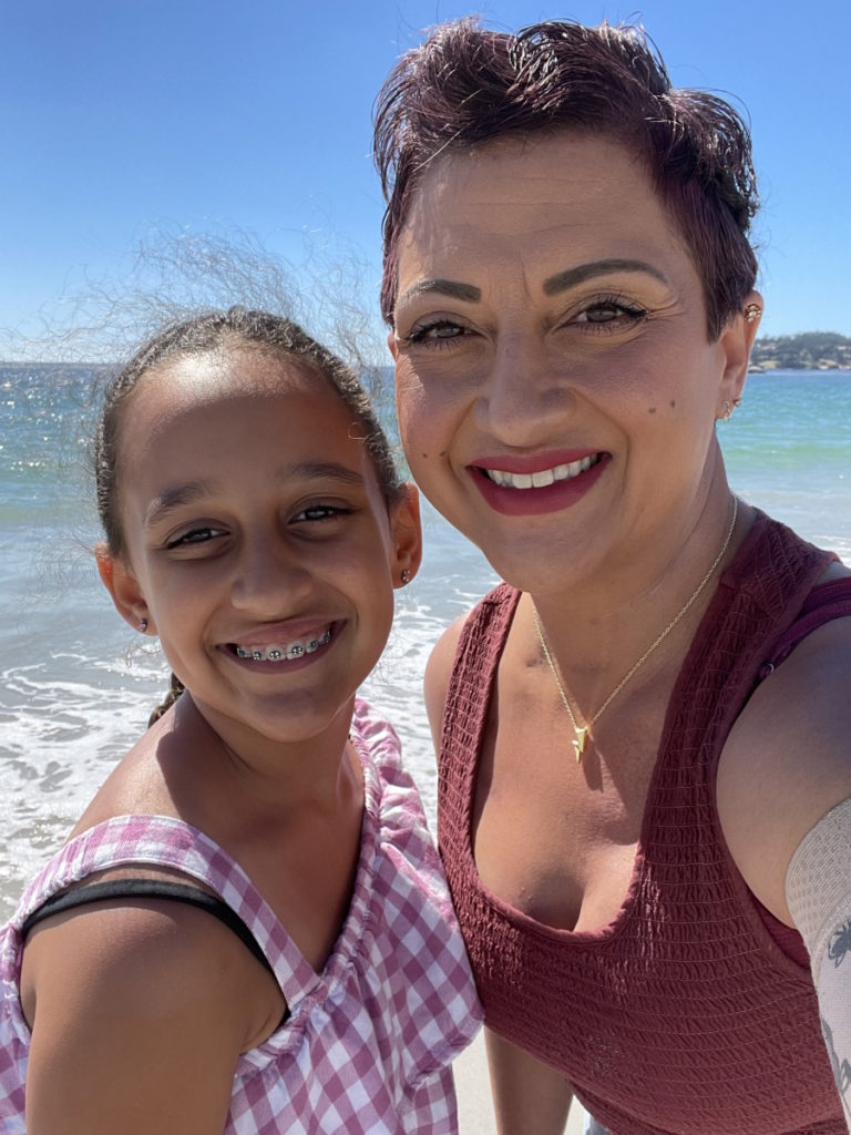 Renee F. and daughter Ava