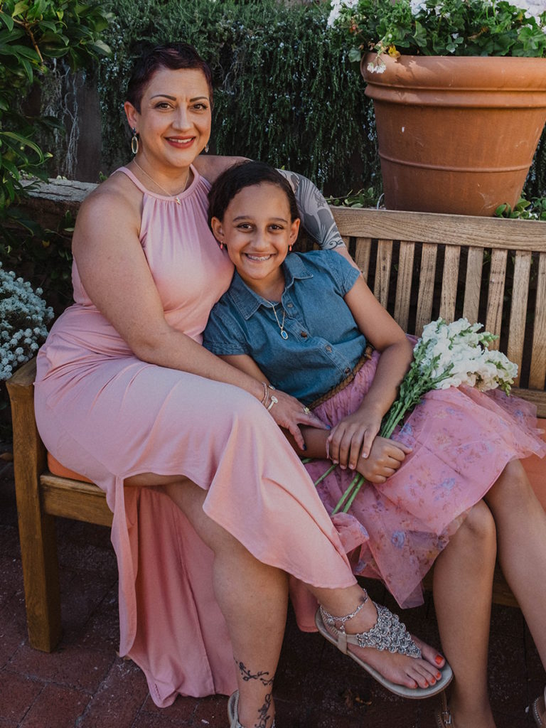Renee F. and daughter Ava