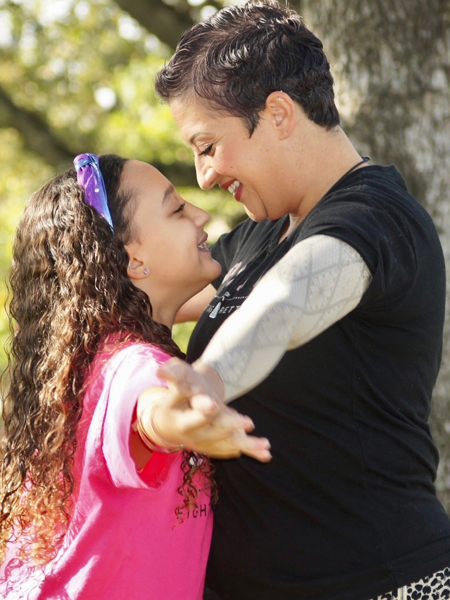 Renee F. and daughter Ava
