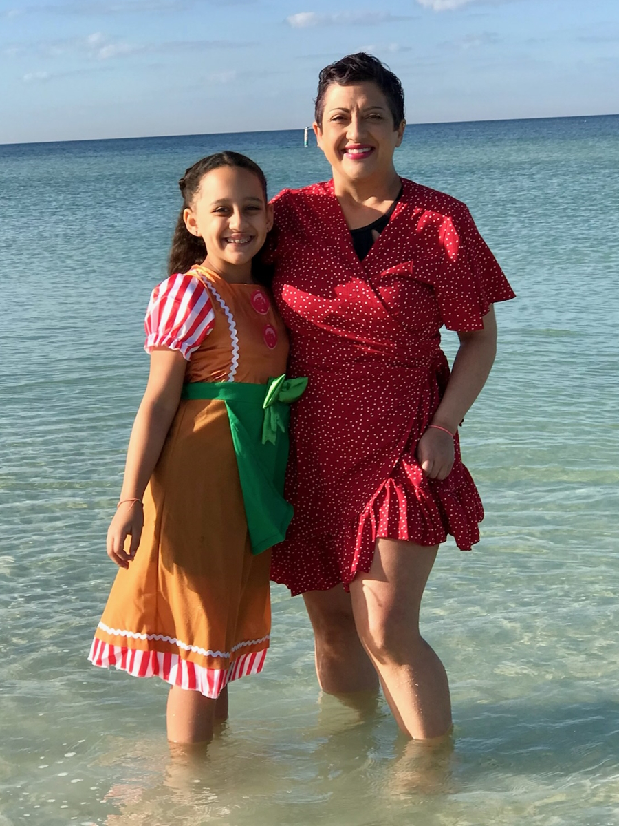 Renee F. and daughter Ava