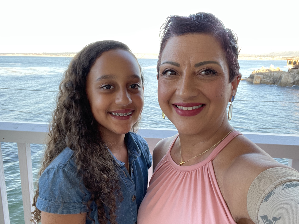 Renee F. and daughter Ava