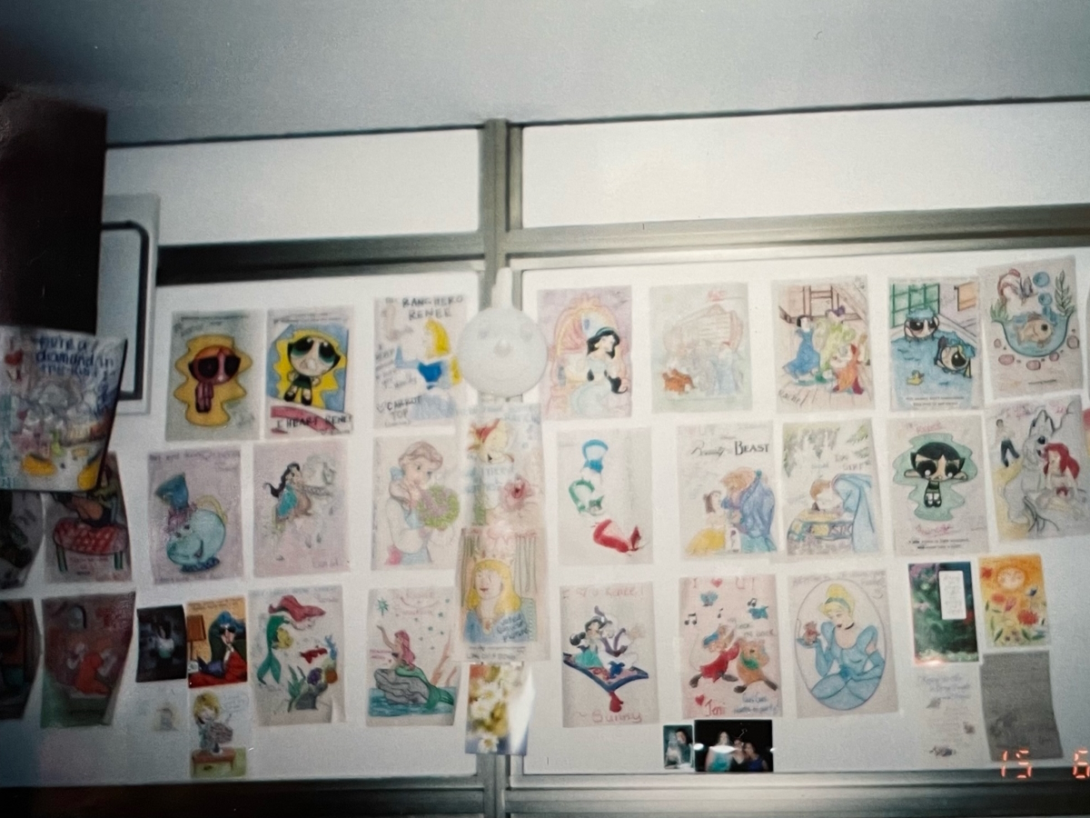 Renee F. hospital room decor