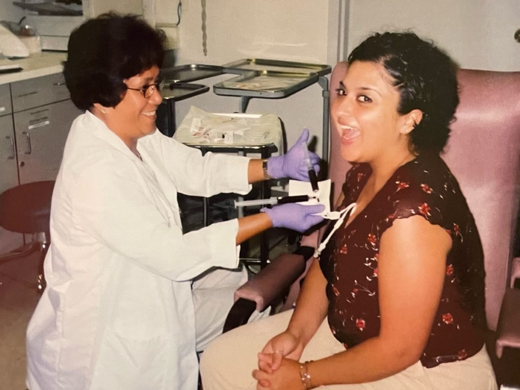 Renee F. in the hospital