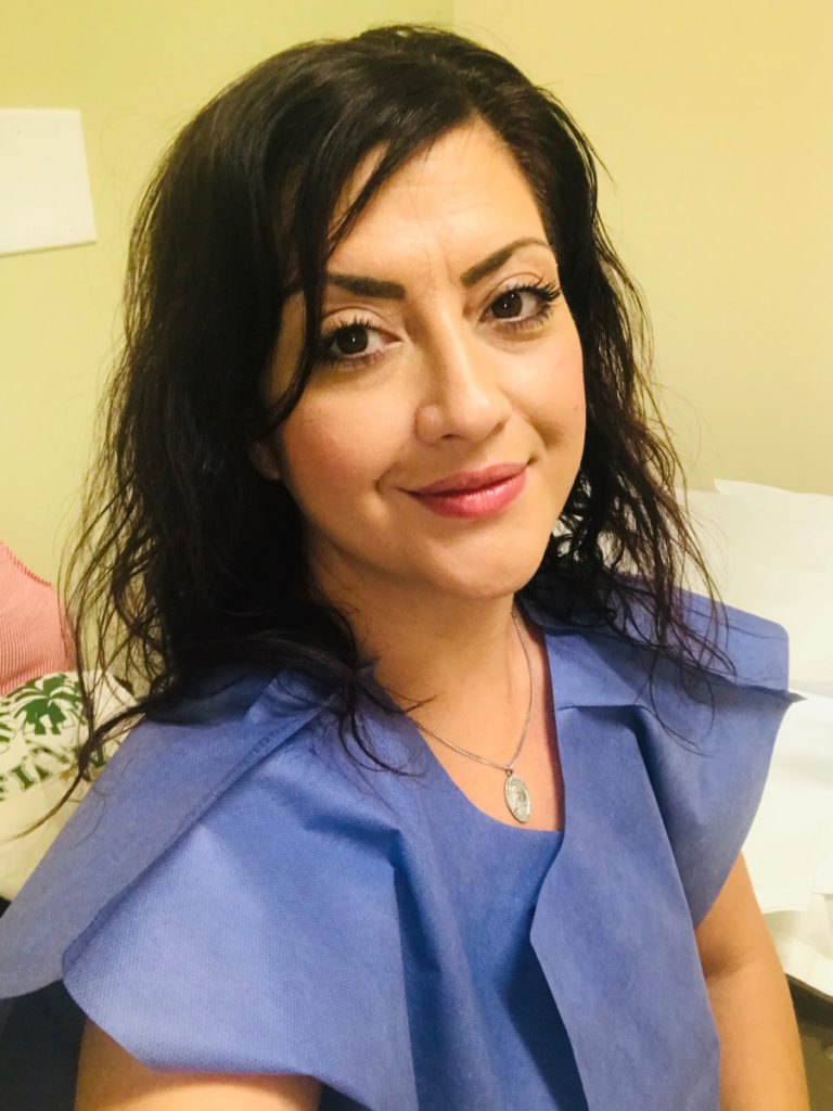 Renee F. in the hospital