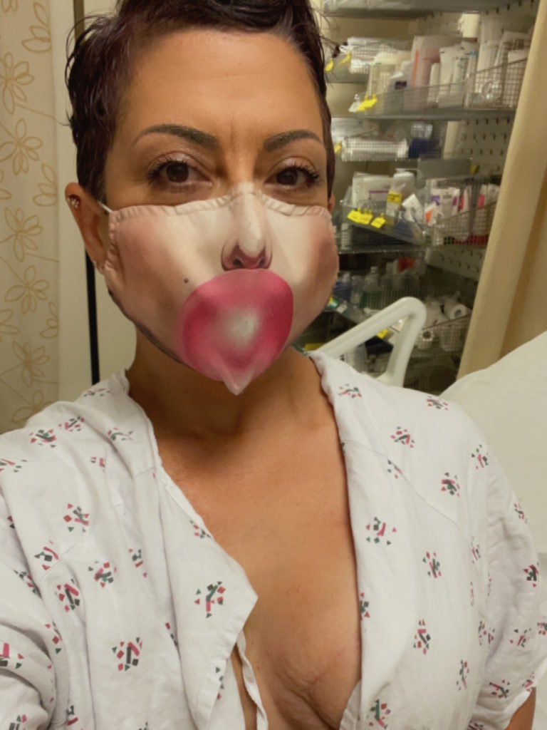 Renee F. in the hospital