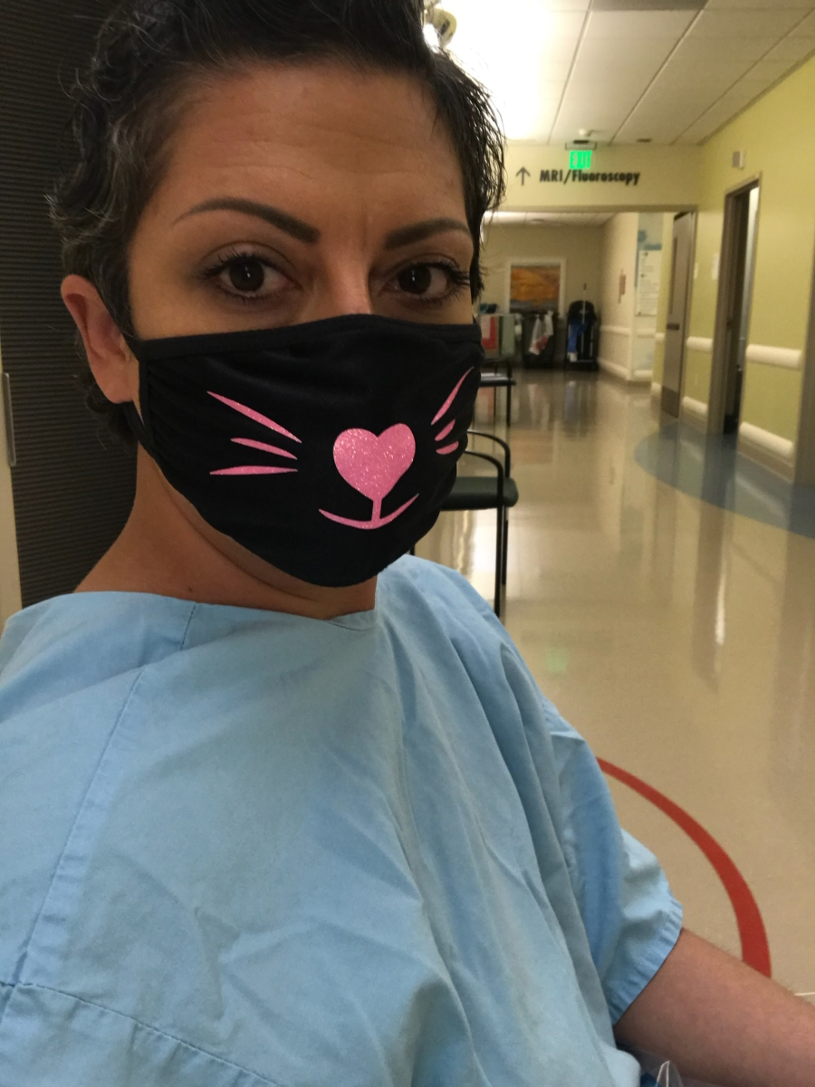 Renee F. in the hospital