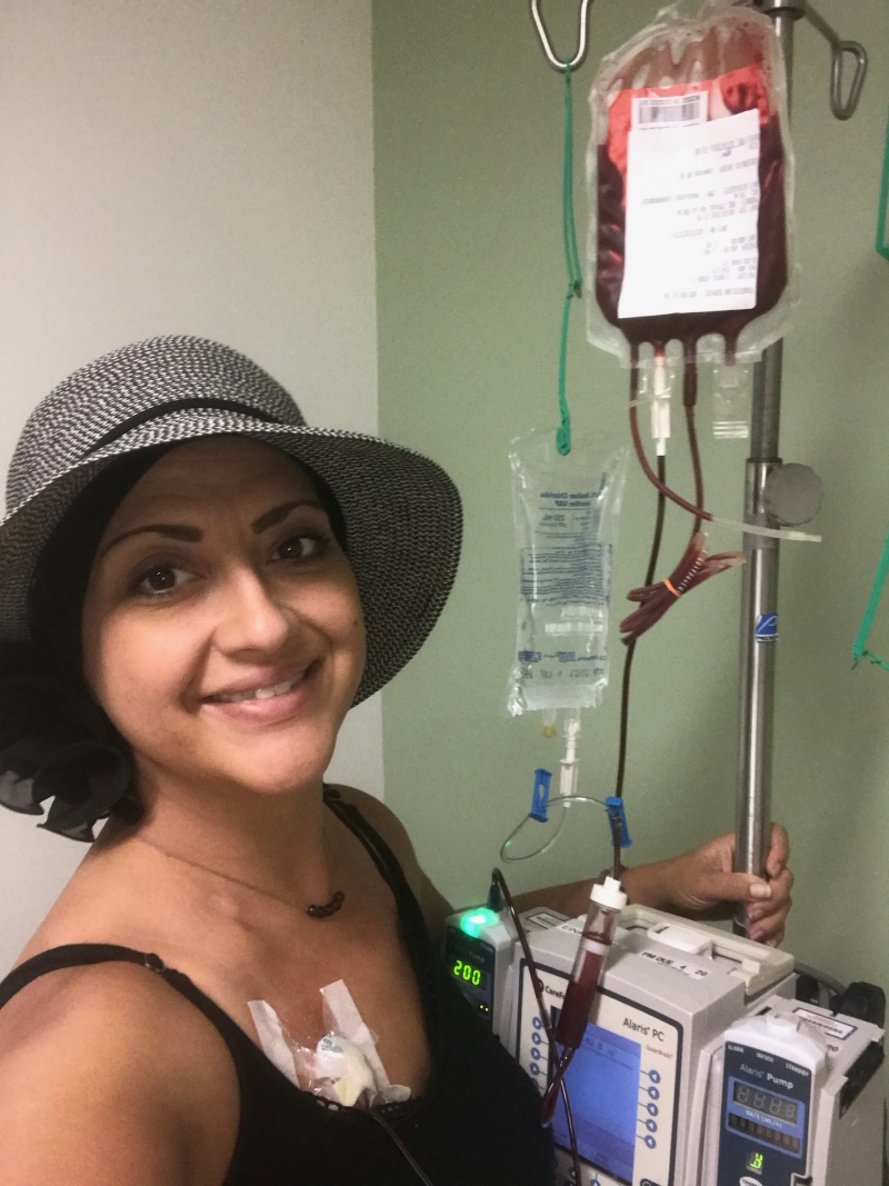Renee F. in the hospital