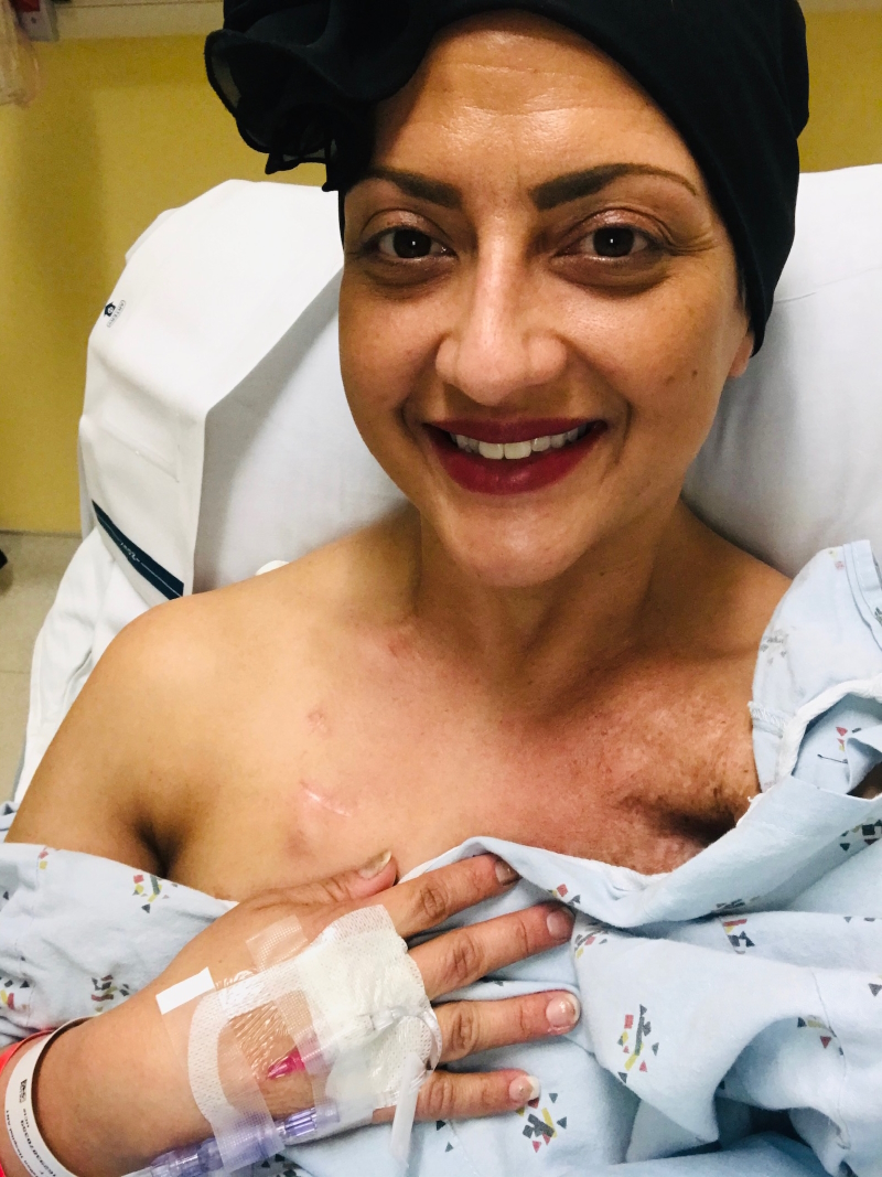 Renee F. in the hospital