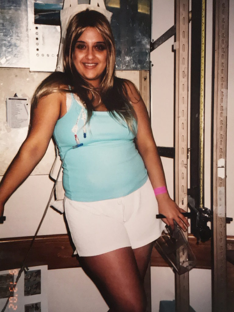 Renee F. with PICC line