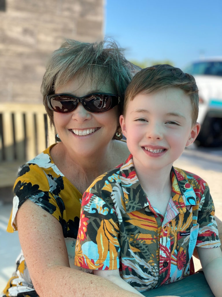 Janice C. and grandson