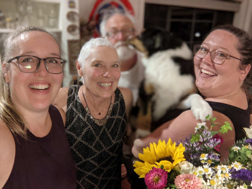 Vickie D. with daughters