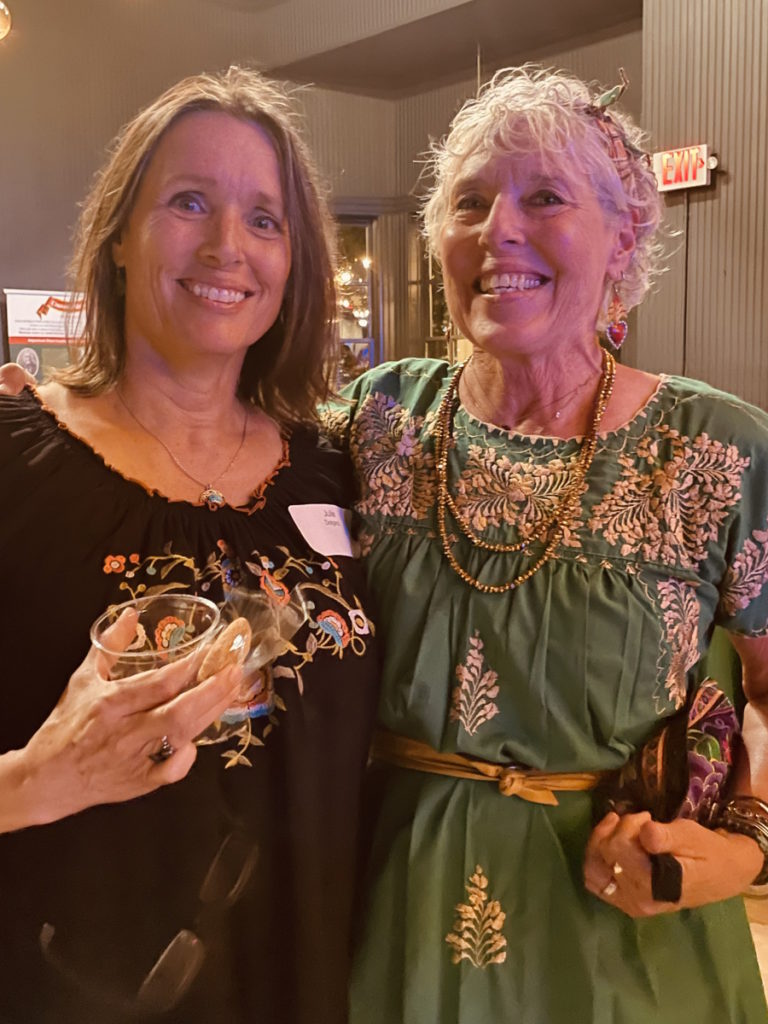 Vickie D. with friend