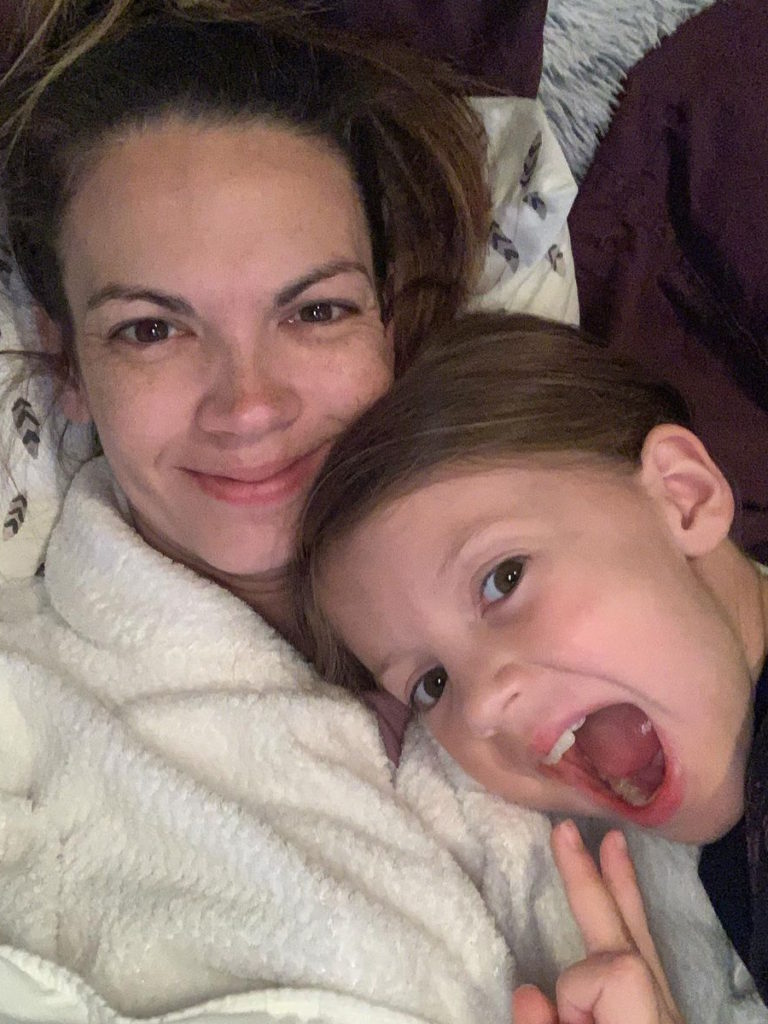 Amy H. with daughter