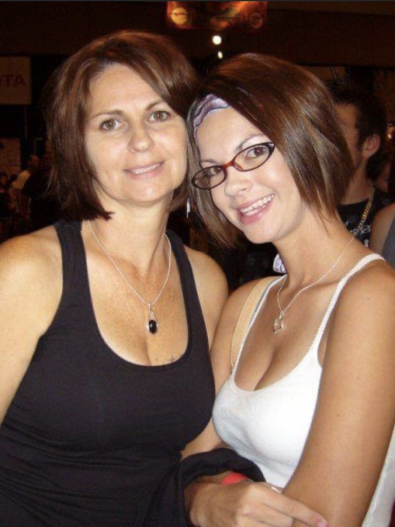 Amy H. with mom