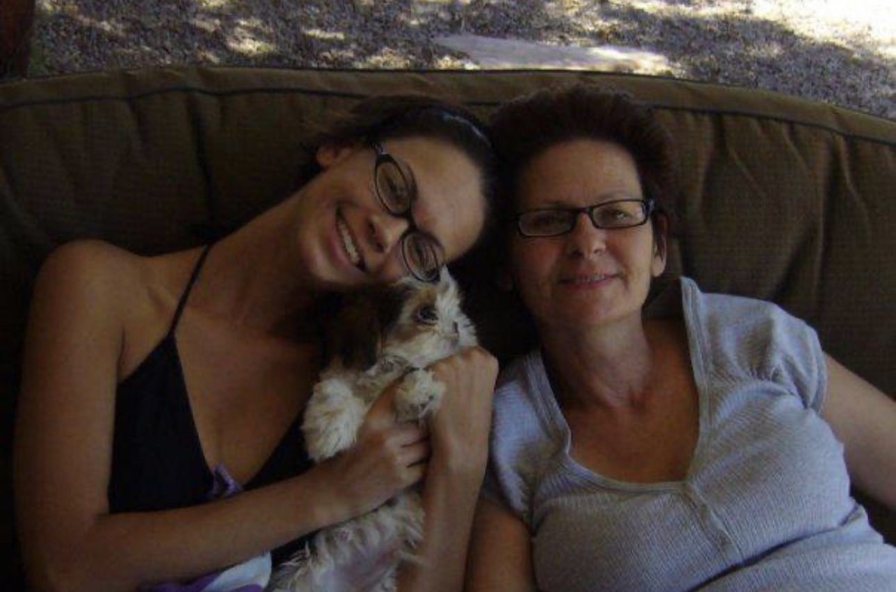 Amy H. with mom