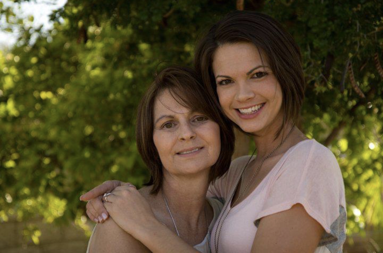 Amy H. with mom