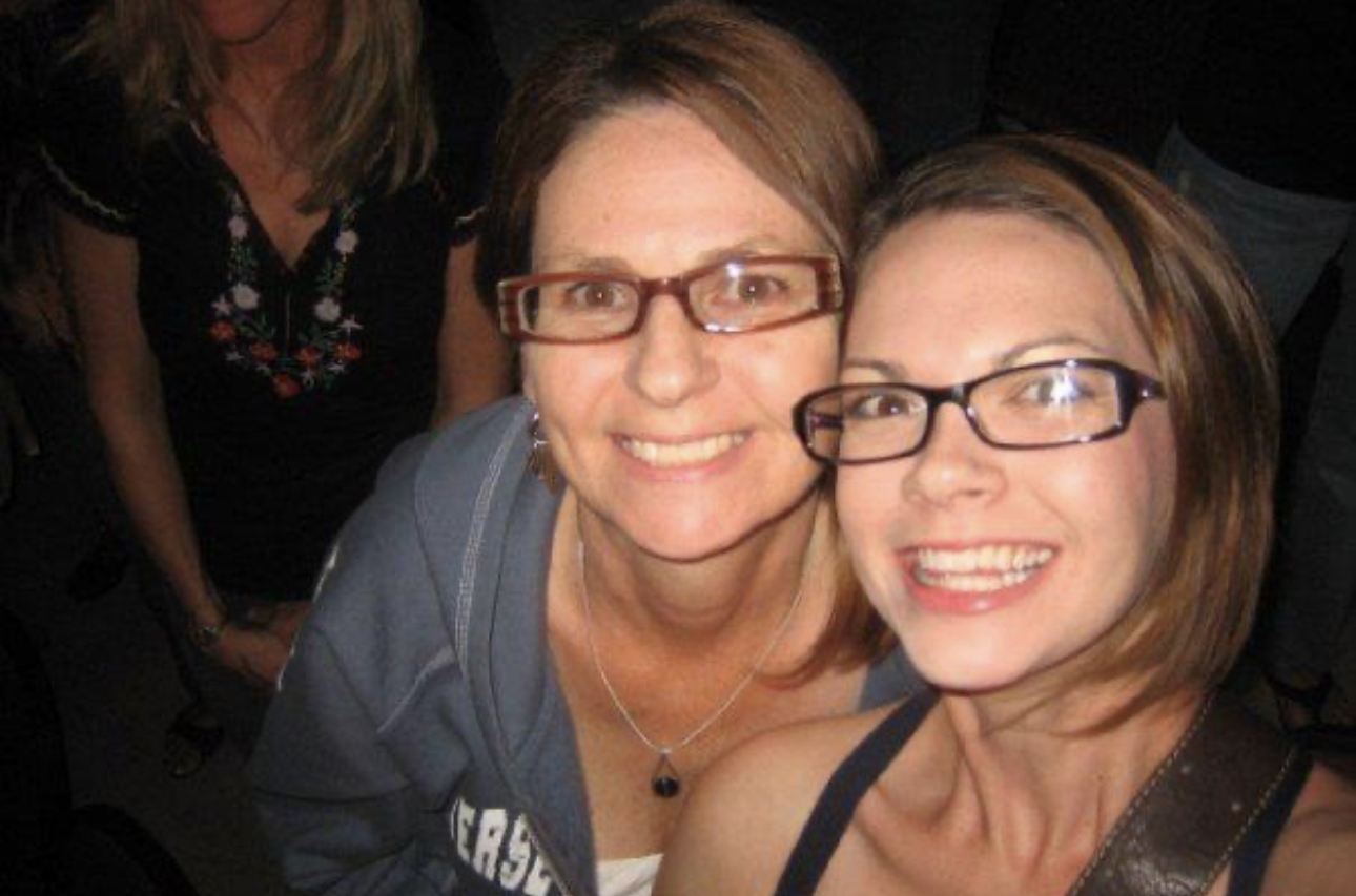 Amy H. with mom