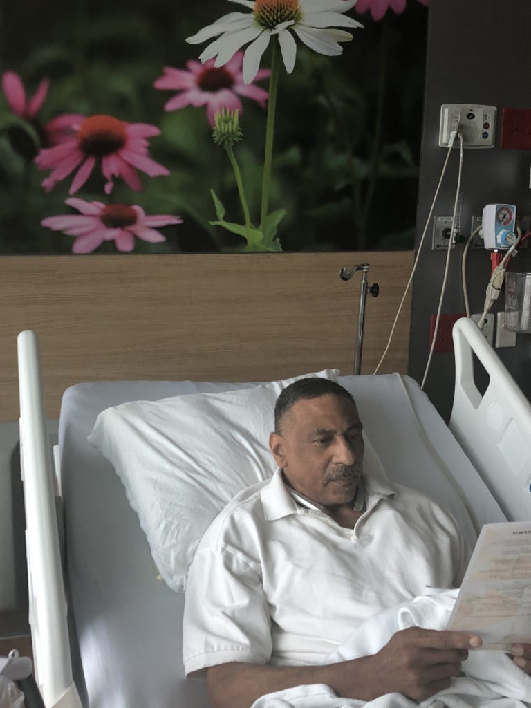 Armaray in the hospital for myeloma