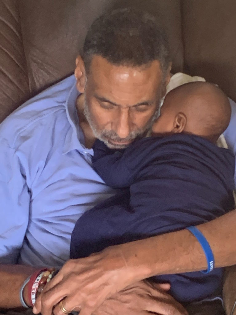 Armaray with grandson